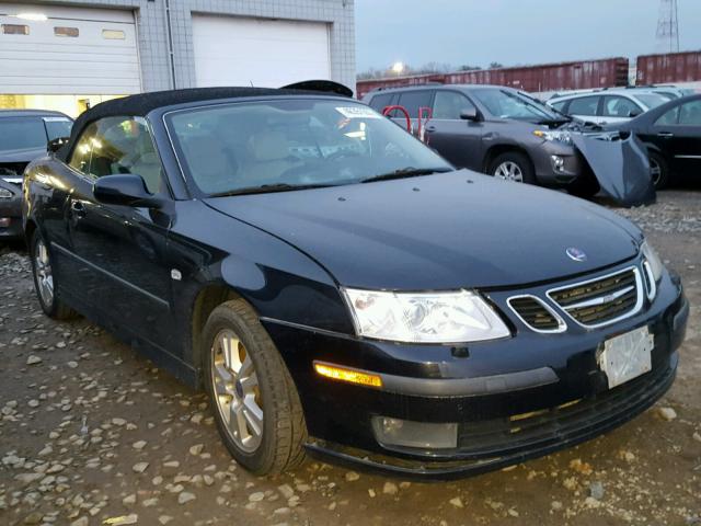 YS3FD79Y466102562 - 2006 SAAB 9-3 BLACK photo 1