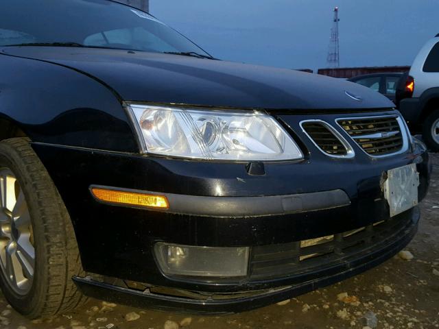 YS3FD79Y466102562 - 2006 SAAB 9-3 BLACK photo 9