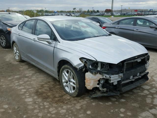 3FA6P0HR8DR158378 - 2013 FORD FUSION SE SILVER photo 1