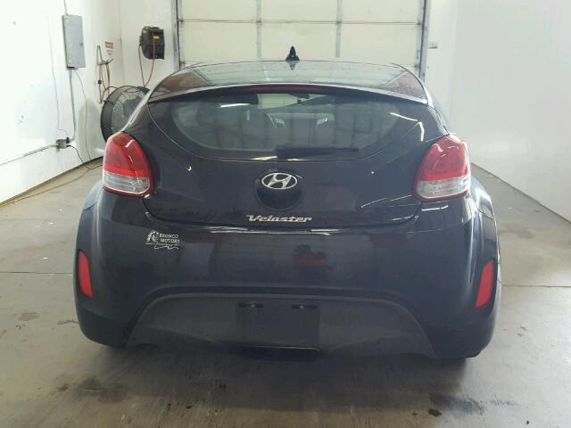 KMHTC6AD8EU208910 - 2014 HYUNDAI VELOSTER B BLACK photo 10