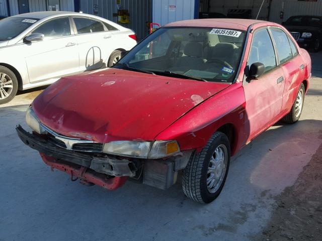 JA3AY26C4YU039719 - 2000 MITSUBISHI MIRAGE DE RED photo 2