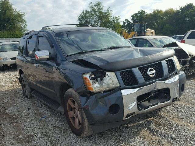 5N1AA08B44N731039 - 2004 NISSAN ARMADA SE TEAL photo 1