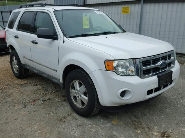 1FMCU027X9KB31199 - 2009 FORD ESCAPE XLS WHITE photo 1