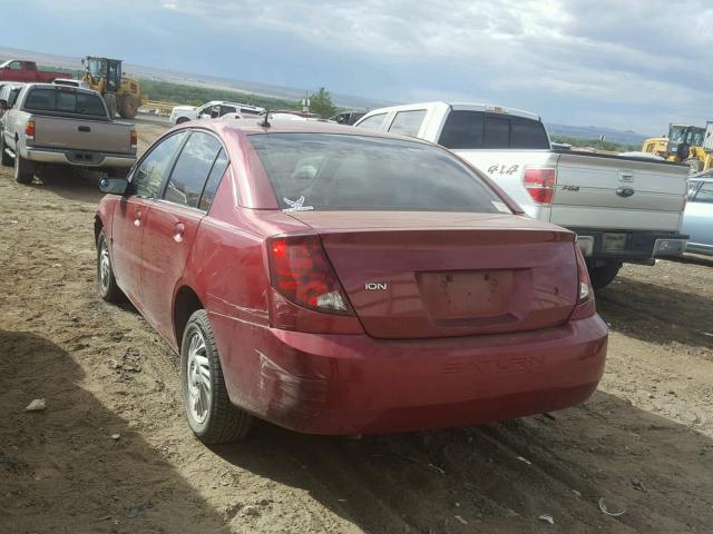 1G8AJ55F77Z173056 - 2007 SATURN ION LEVEL MAROON photo 3