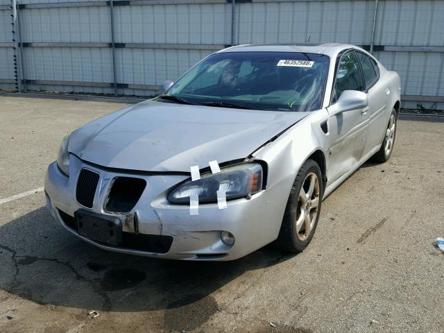 2G2WC55C661111204 - 2006 PONTIAC GRAND PRIX Сріблястий фото 2
