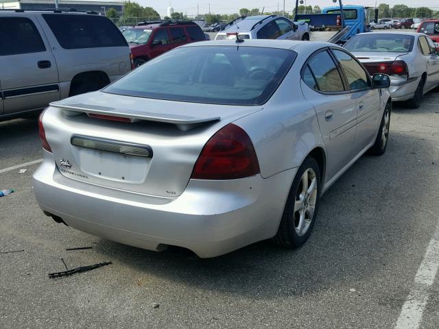 2G2WC55C661111204 - 2006 PONTIAC GRAND PRIX Сріблястий фото 4