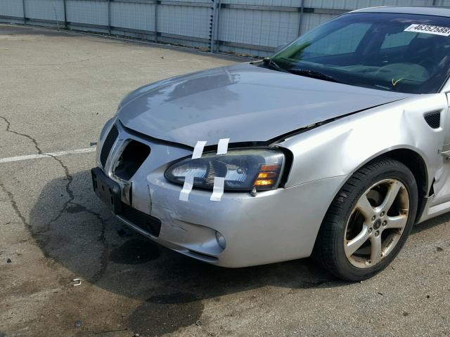 2G2WC55C661111204 - 2006 PONTIAC GRAND PRIX Сріблястий фото 9