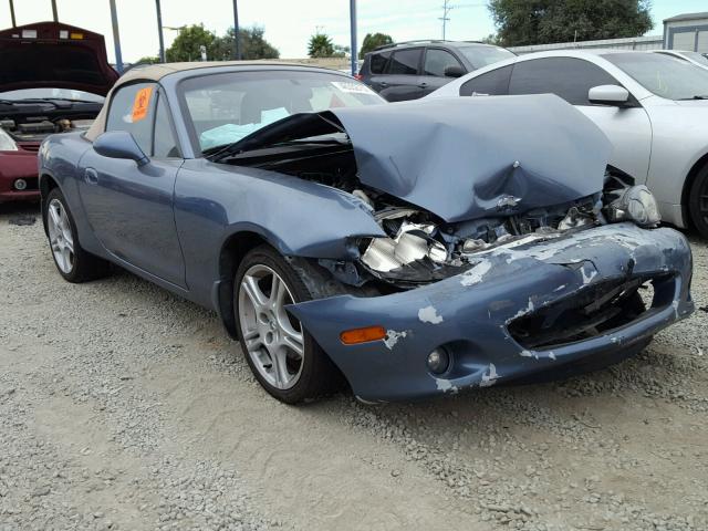 JM1NB353750413366 - 2005 MAZDA MX-5 MIATA BLUE photo 1