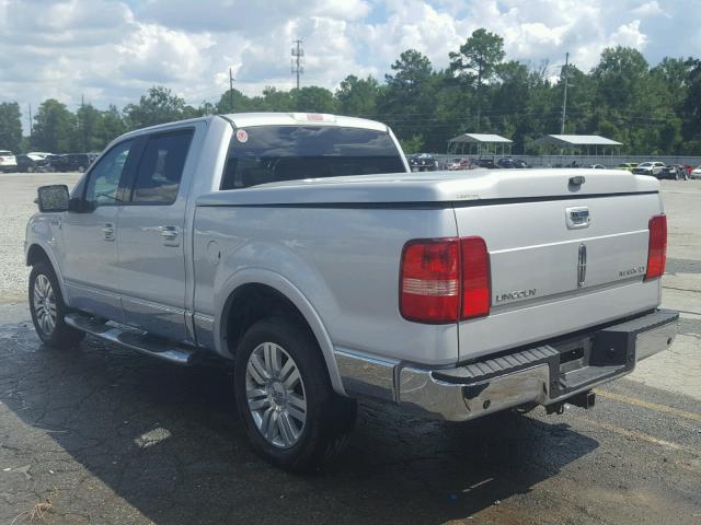 5LTPW18596FJ17064 - 2006 LINCOLN MARK LT SILVER photo 3