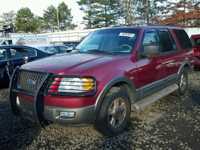 1FMFU18L04LB32114 - 2004 FORD EXPEDITION RED photo 2