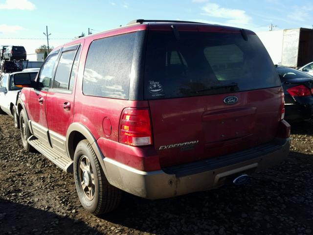 1FMFU18L04LB32114 - 2004 FORD EXPEDITION RED photo 3