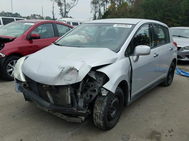 3N1BC13E47L387116 - 2007 NISSAN VERSA S SILVER photo 2