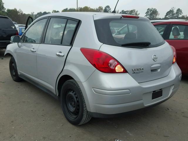 3N1BC13E47L387116 - 2007 NISSAN VERSA S SILVER photo 3