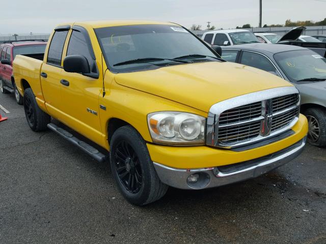 1D7HA18208S598558 - 2008 DODGE RAM 1500 YELLOW photo 1