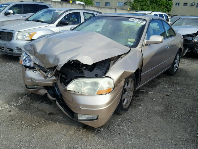 19UYA42492A002528 - 2002 ACURA 3.2CL GOLD photo 2