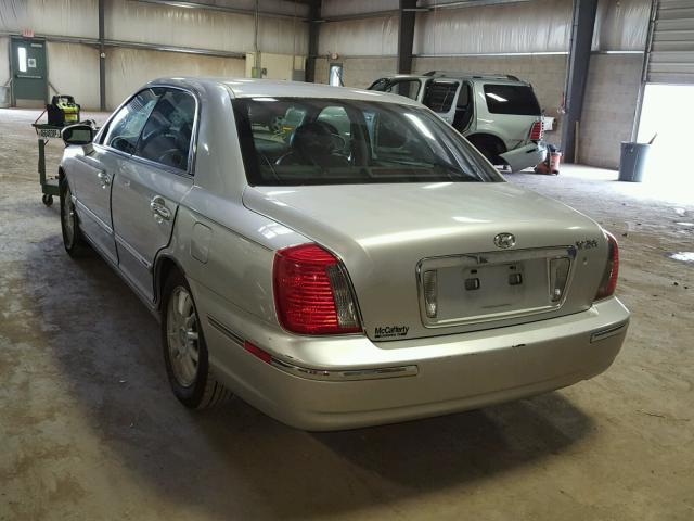 KMHFU45E85A386755 - 2005 HYUNDAI XG 350 SILVER photo 3