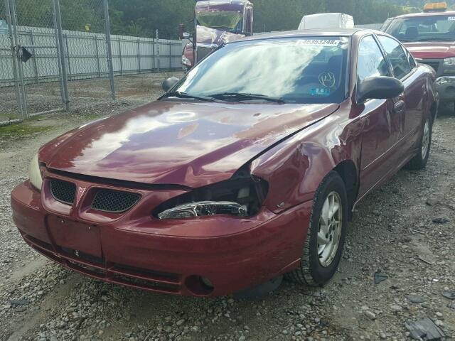 1G2NF52E64C219337 - 2004 PONTIAC GRAND AM S მუქწითელი ფოტო 2
