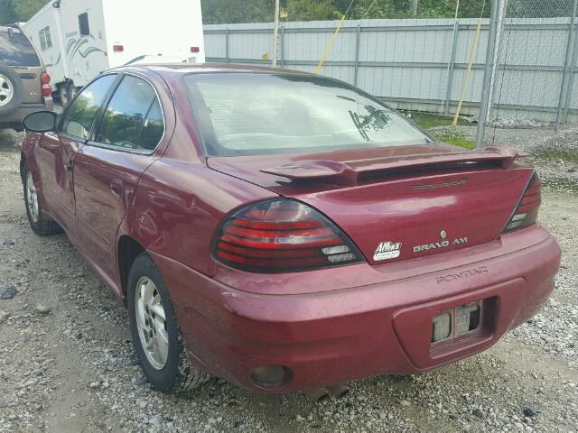 1G2NF52E64C219337 - 2004 PONTIAC GRAND AM S მუქწითელი ფოტო 3