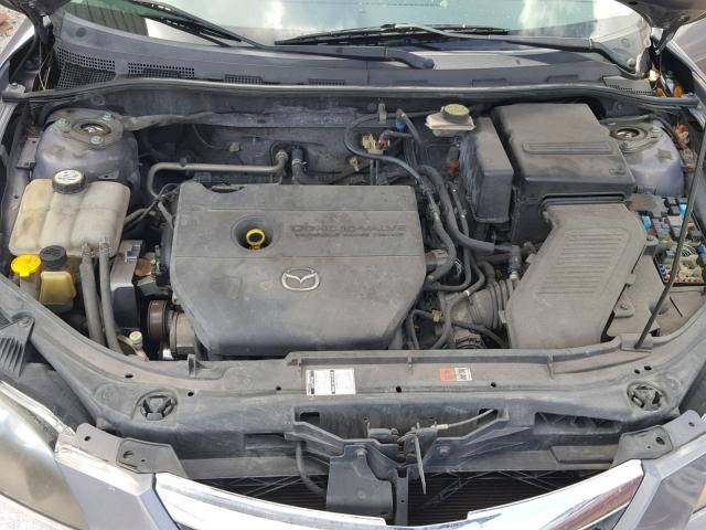 JM1BK32F881811363 - 2008 MAZDA 3 I GRAY photo 7