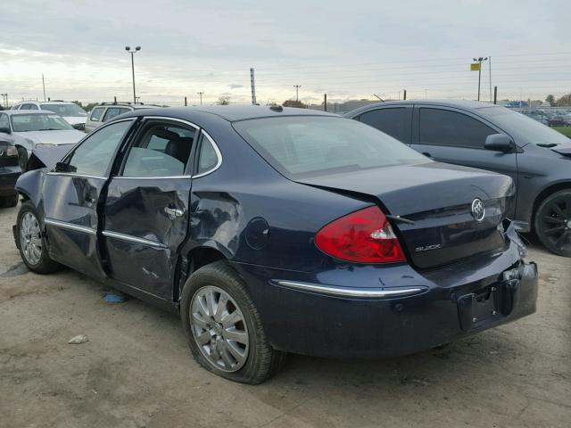 2G4WD582381151122 - 2008 BUICK LACROSSE C BLUE photo 3