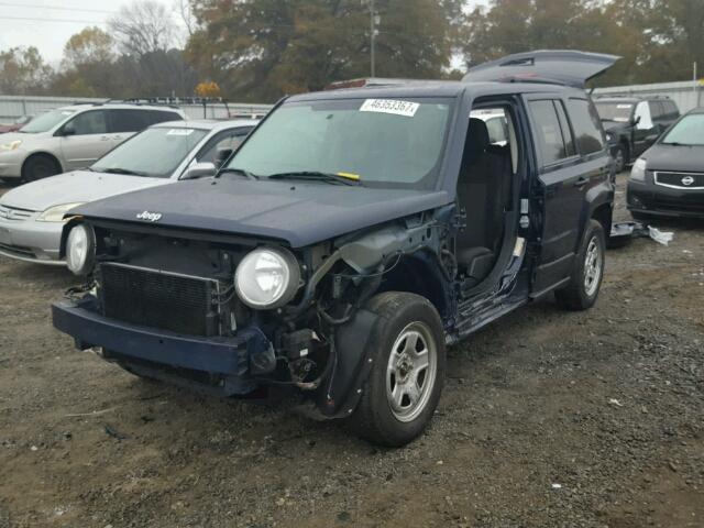 1C4NJPBB7FD297313 - 2015 JEEP PATRIOT SP BLUE photo 2