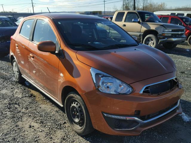 ML32A3HJXHH000334 - 2017 MITSUBISHI MIRAGE ES ORANGE photo 1