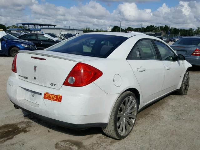 1G2ZH57N894101702 - 2009 PONTIAC G6 WHITE photo 4