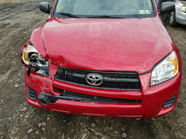 2T3BF4DV1CW179962 - 2012 TOYOTA RAV4 RED photo 7