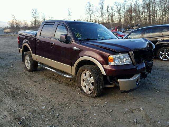 1FTPW14V58KB55846 - 2008 FORD F150 SUPER BURGUNDY photo 1