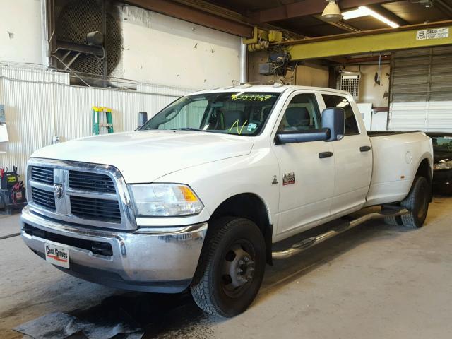 3C63DRGL2CG310907 - 2012 DODGE RAM 3500 S WHITE photo 2