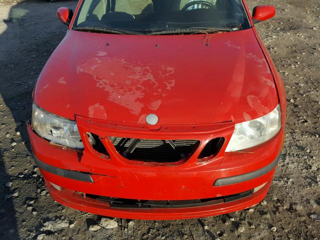 YS3FD79Y256005004 - 2005 SAAB 9-3 ARC RED photo 7