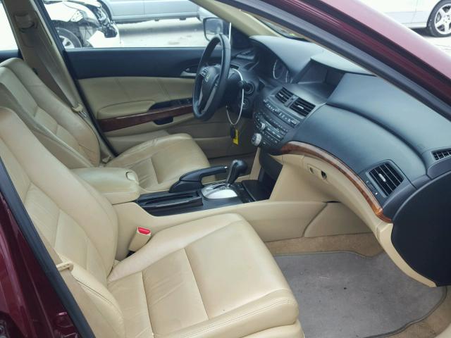 1HGCP3F80BA010212 - 2011 HONDA ACCORD MAROON photo 5