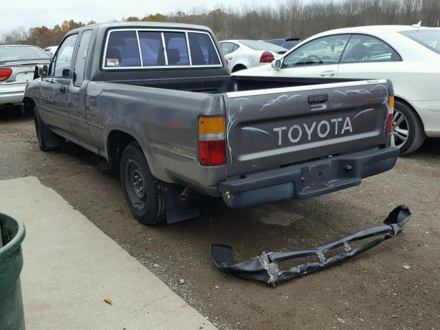 JT4RN93P2K0005354 - 1989 TOYOTA PICKUP GRAY photo 3