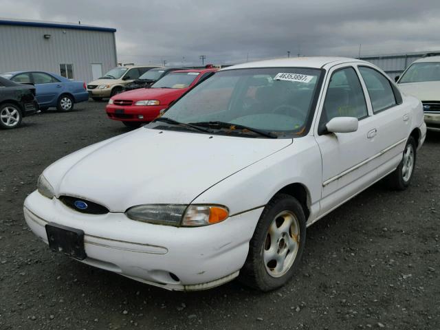 1FALP6534VK170961 - 1997 FORD CONTOUR WHITE photo 2