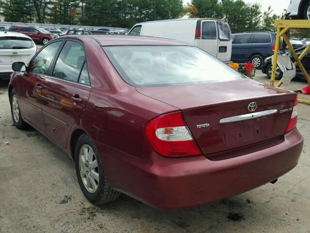 4T1BE30K83U198266 - 2003 TOYOTA CAMRY BURGUNDY photo 3