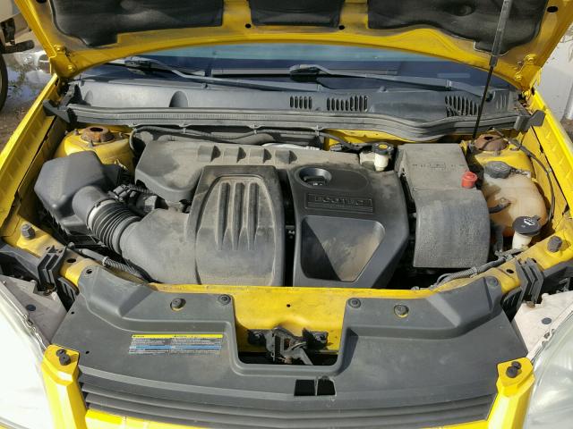 1G1AM15B067649718 - 2006 CHEVROLET COBALT SS YELLOW photo 7