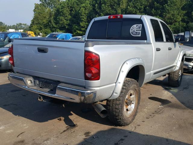 1D7KS28A77J615599 - 2007 DODGE RAM 2500 S ვერცხლისფერი ფოტო 4