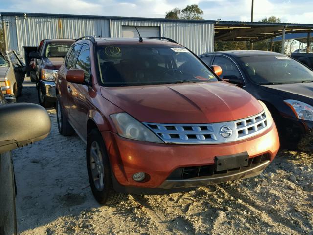 JN8AZ08T53W100934 - 2003 NISSAN MURANO SL ORANGE photo 1