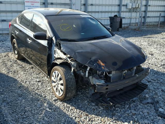 3N1AB7APXGL648481 - 2016 NISSAN SENTRA BLACK photo 1