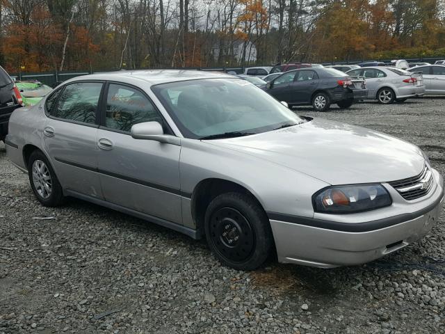 2G1WF52E459214607 - 2005 CHEVROLET IMPALA SILVER photo 1