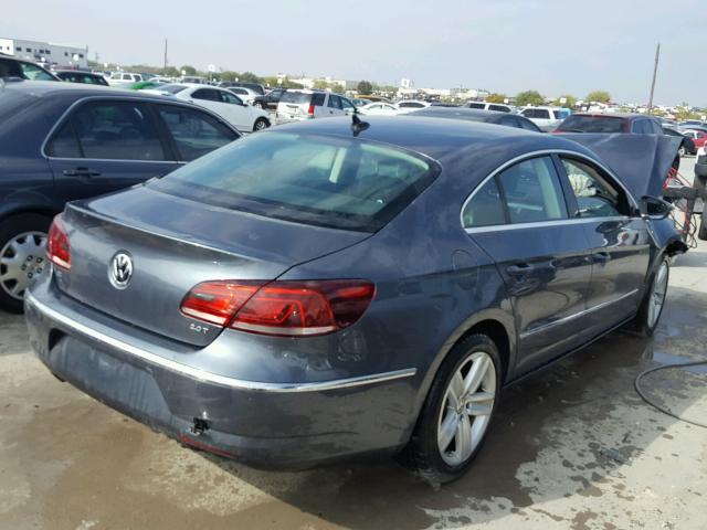 WVWBP7AN3EE525927 - 2014 VOLKSWAGEN CC SPORT GRAY photo 4