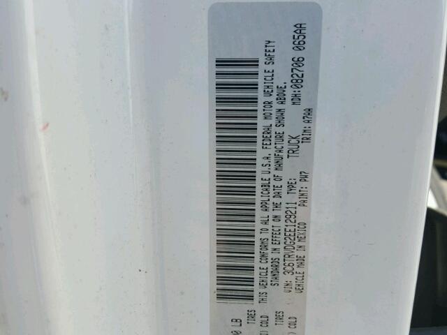 3C6TRVDG2EE129211 - 2014 RAM PROMASTER 白色 照片 10