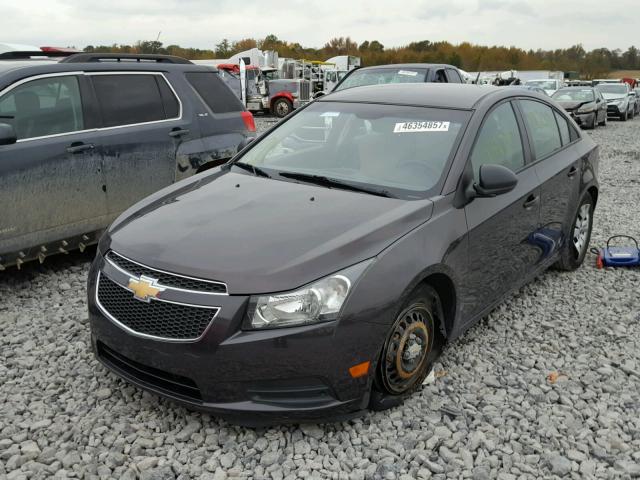 1G1PA5SHXE7191803 - 2014 CHEVROLET CRUZE LS CHARCOAL photo 2