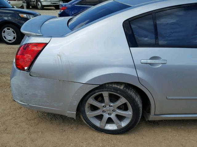 1N4BA41E68C801765 - 2008 NISSAN MAXIMA SE SILVER photo 9