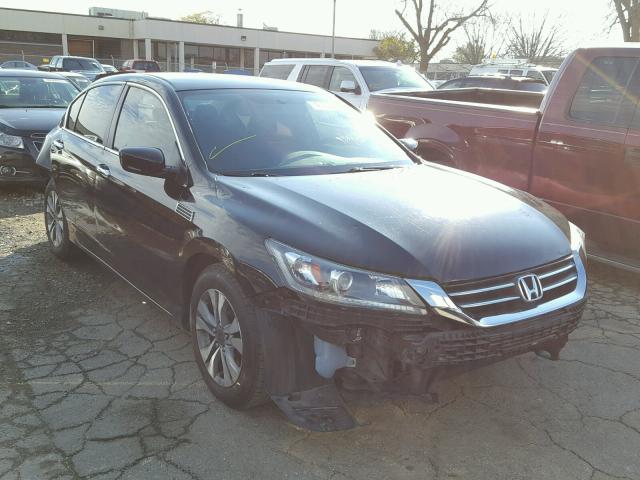 1HGCR2F34EA170591 - 2014 HONDA ACCORD LX BLACK photo 1