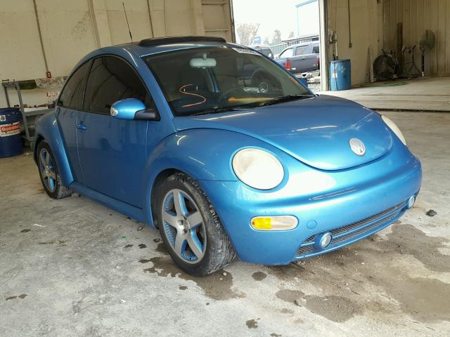 3VWGK31C34M420855 - 2004 VOLKSWAGEN NEW BEETLE BLUE photo 1