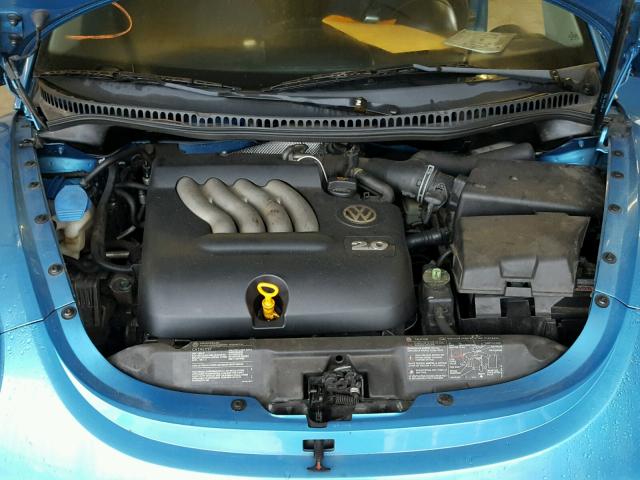 3VWGK31C34M420855 - 2004 VOLKSWAGEN NEW BEETLE 蓝色 照片 7