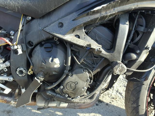 JYARJ16EX9A014956 - 2009 YAMAHA YZFR6 BLACK photo 7