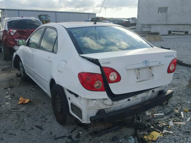 2T1BR32E37C832313 - 2007 TOYOTA COROLLA CE WHITE photo 3