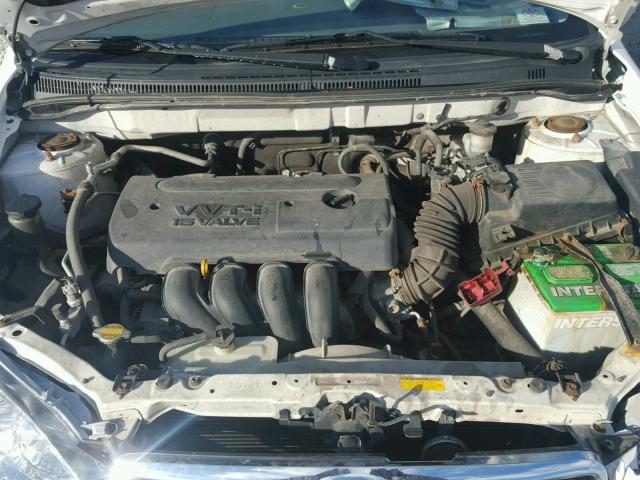 2T1BR32E37C832313 - 2007 TOYOTA COROLLA CE WHITE photo 7